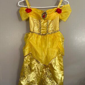 Disney Belle Princess Fantasy Play Costume sz 4-6x Dress Up Beauty And The Beast